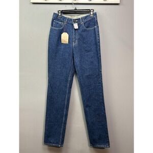 Vintage Coca-Cola Jeans Womens 28x36 Blue Denim‎ Straight Leg Murjani Tag 30 80s